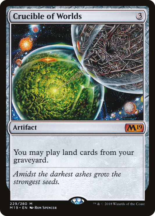 Crucible of Worlds (M19-229) (Foil)