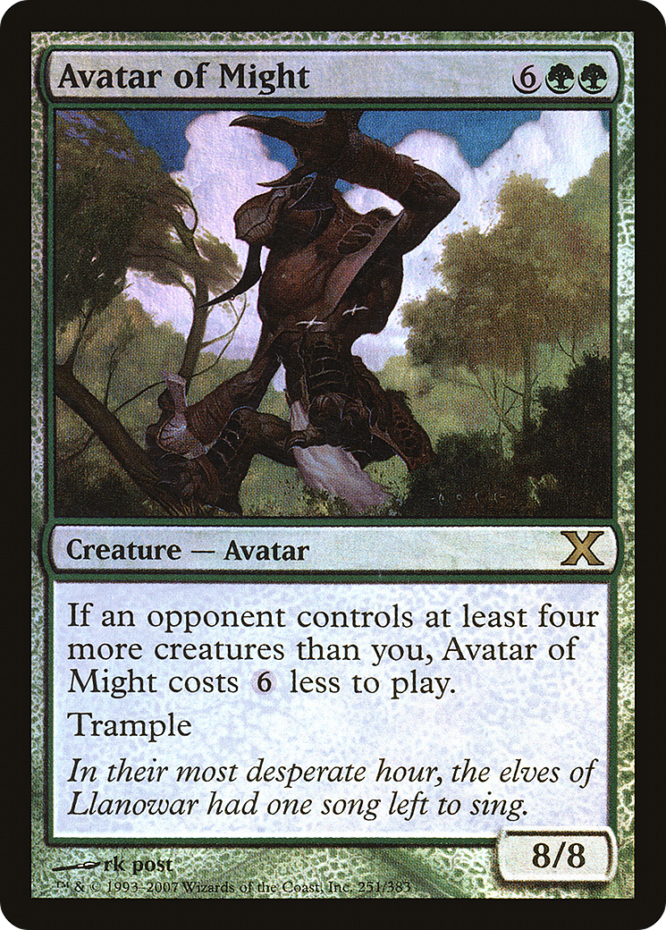 Avatar of Might (10E-251★) (Foil)