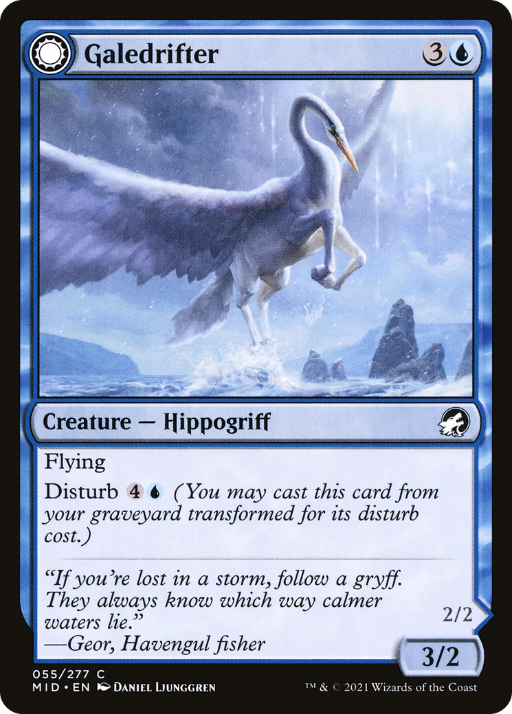 Galedrifter // Waildrifter (MID-055) (Foil)