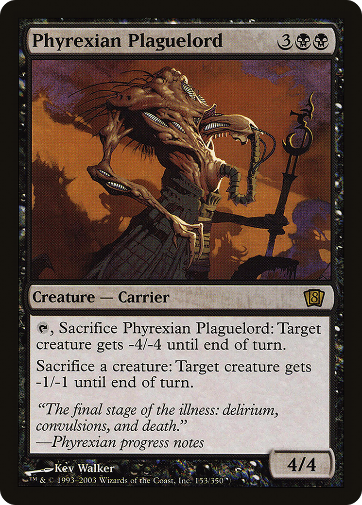 Phyrexian Plaguelord (8ED-153★) (Foil)