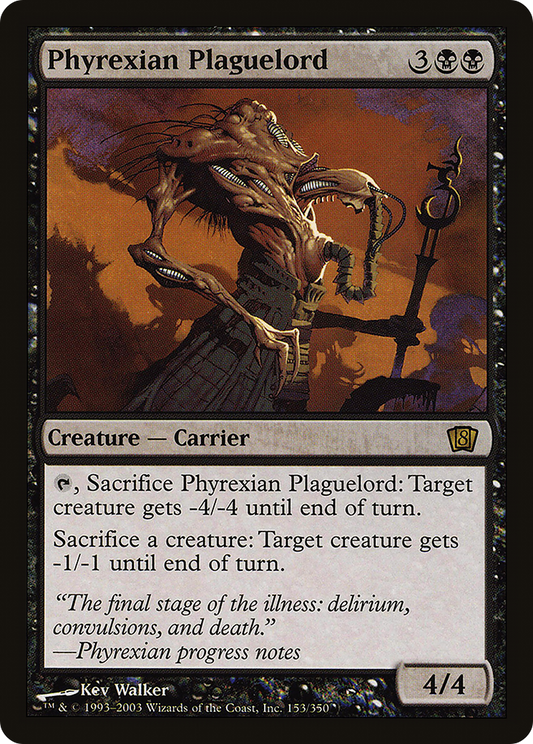 Phyrexian Plaguelord (8ED-153★) (Foil)