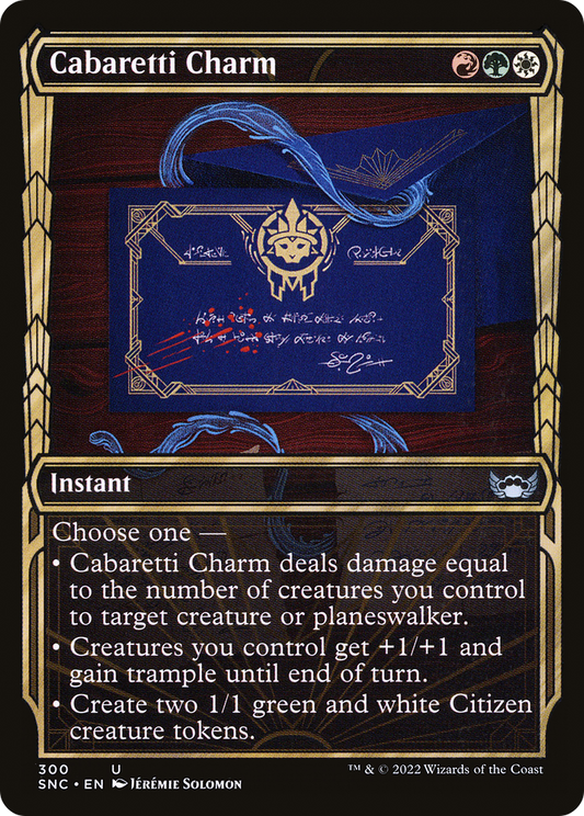 Cabaretti Charm (SNC-300) (Showcase) (Foil)
