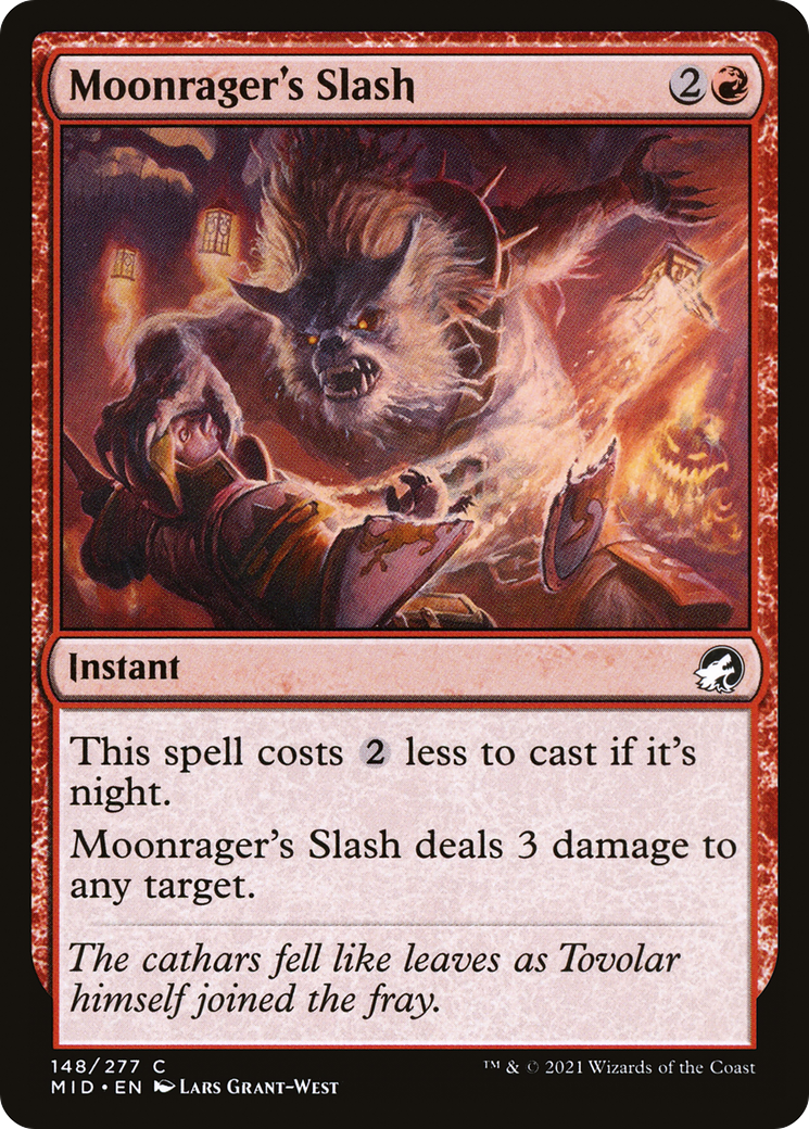 Moonrager's Slash (MID-148) (Foil)