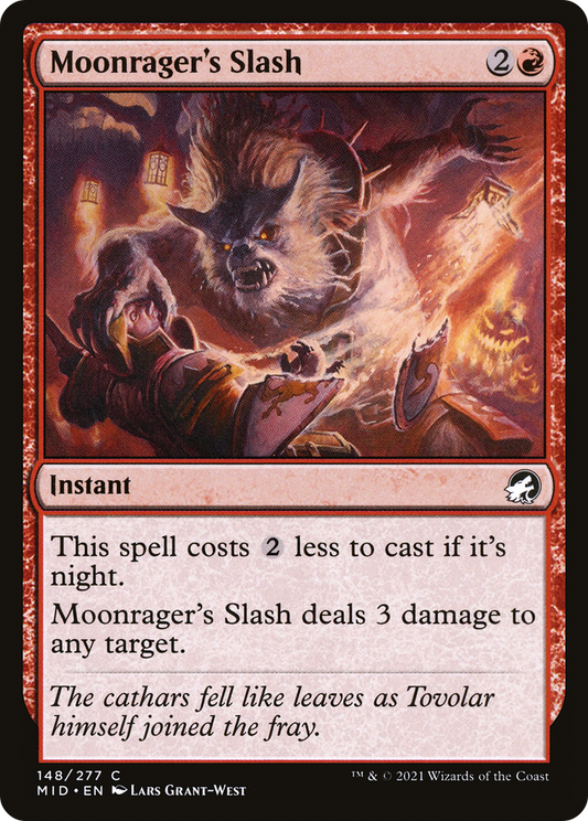Moonrager's Slash (MID-148) (Foil)