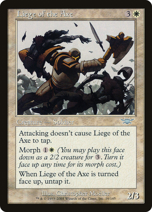 Liege of the Axe (LGN-016) (Foil)