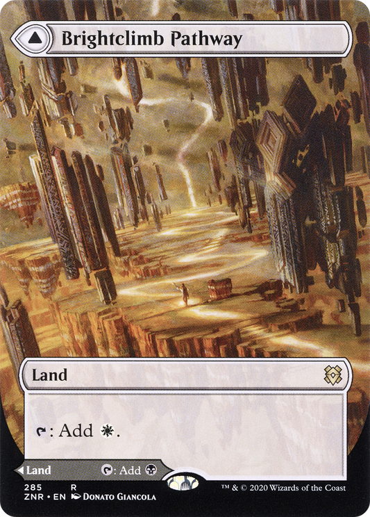Brightclimb Pathway // Grimclimb Pathway (ZNR-285) (Showcase) (Borderless) (Foil)
