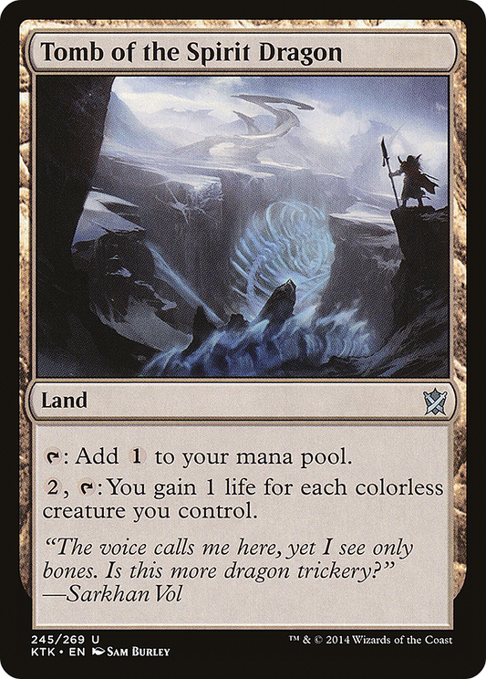 Tomb of the Spirit Dragon (KTK-245) (Foil)