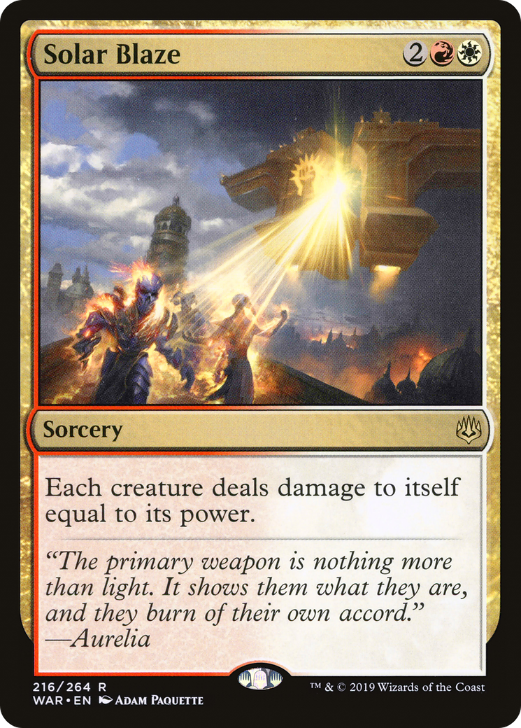 Solar Blaze (WAR-216)