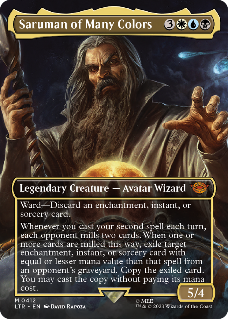 Saruman of Many Colors (LTR-412) (Borderless) (Foil)