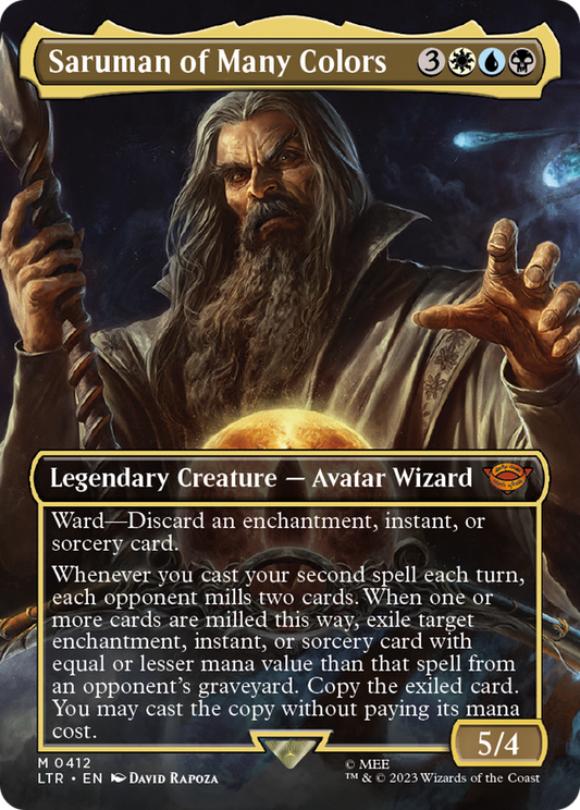 Saruman of Many Colors (LTR-412) (Borderless) (Foil)