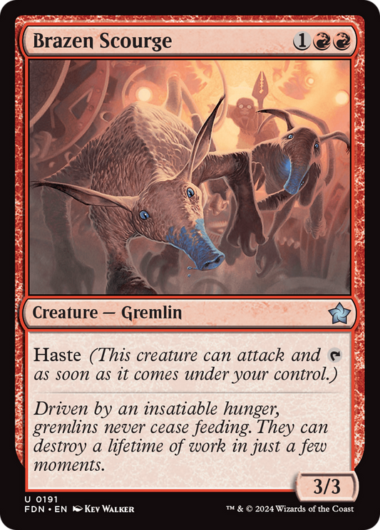 Brazen Scourge (FDN-191) (Foil)