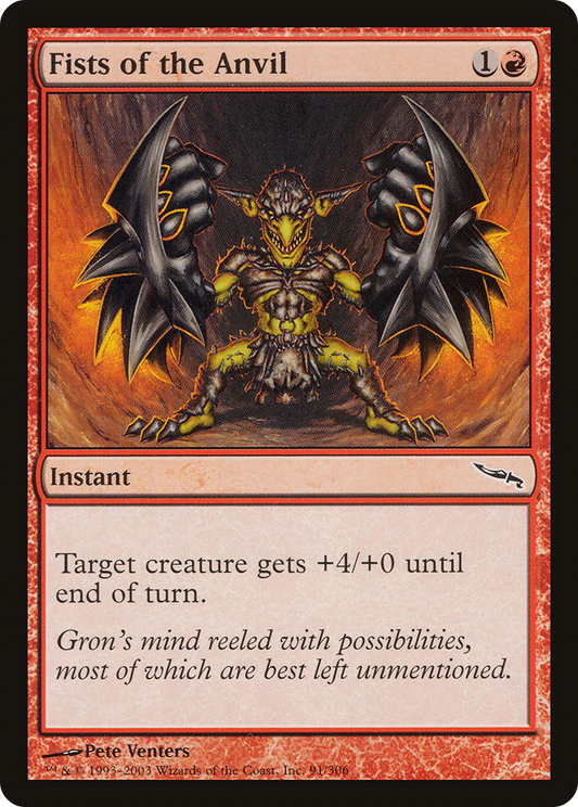 Fists of the Anvil (MRD-091) (Foil)