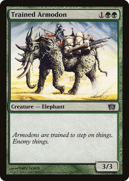 Trained Armodon (8ED-284★) (Foil)
