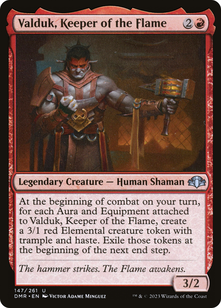 Valduk, Keeper of the Flame (DMR-147) (Foil)