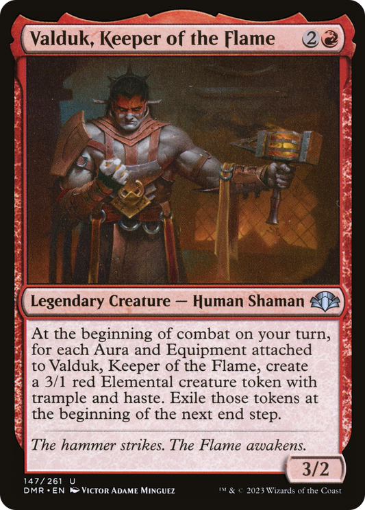 Valduk, Keeper of the Flame (DMR-147) (Foil)