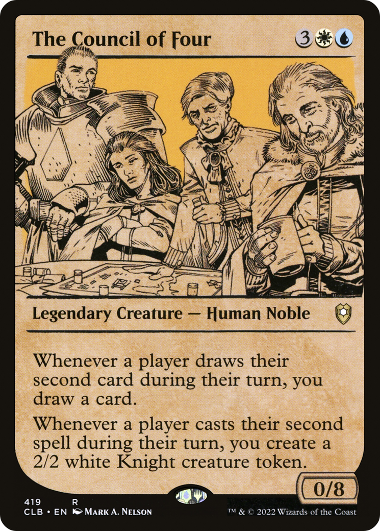 The Council of Four (CLB-419) (Showcase) (Foil)