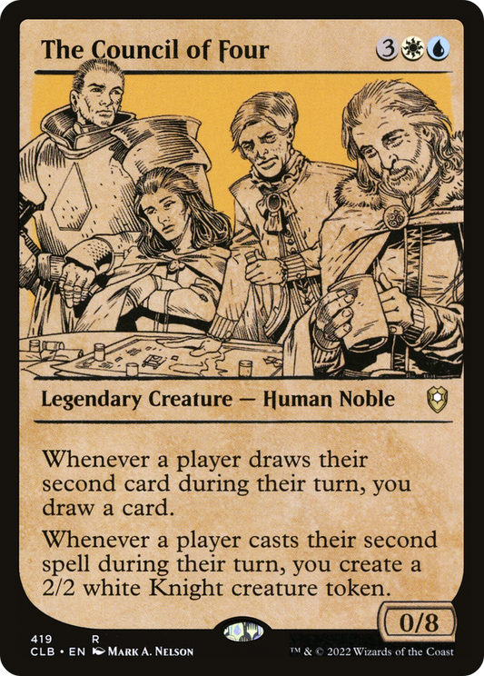 The Council of Four (CLB-419) (Showcase) (Foil)