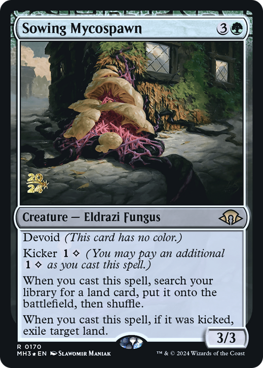 Sowing Mycospawn (PRE-170S) (Foil)