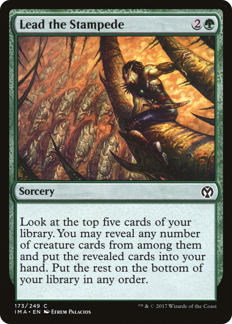 Lead the Stampede (IMA-173) (Foil)