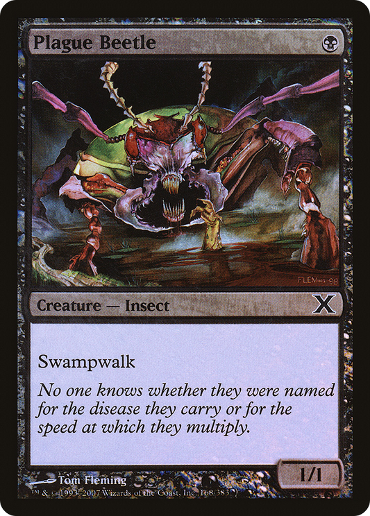 Plague Beetle (10E-168★) (Foil)