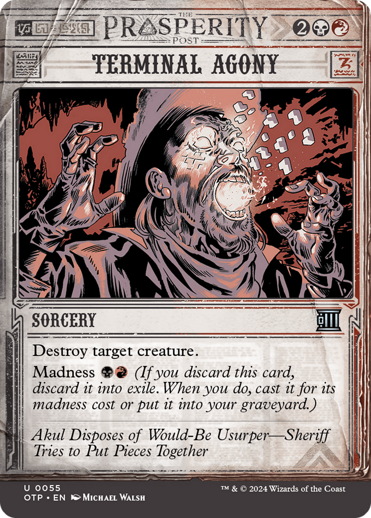 Terminal Agony (OTP-055) (Showcase) (Borderless)