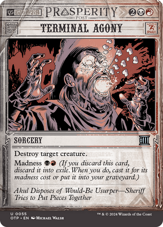 Terminal Agony (OTP-055) (Showcase) (Borderless)