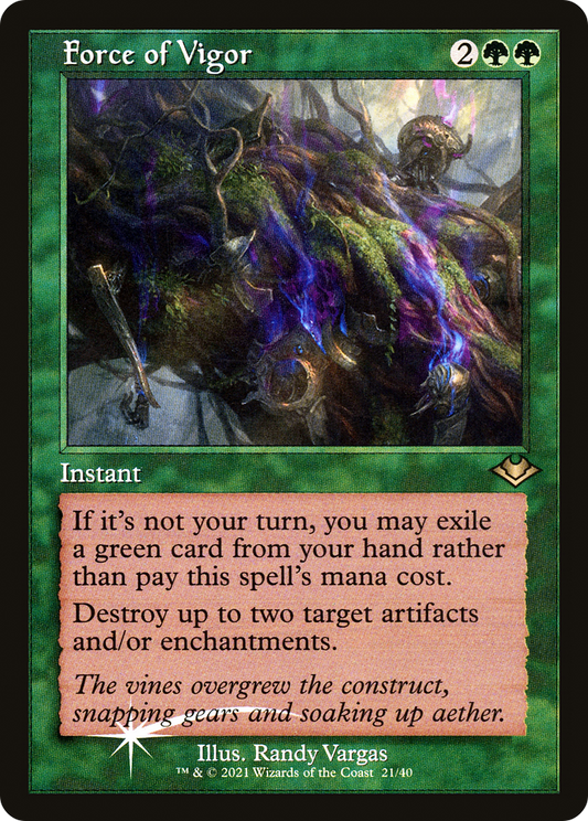 Force of Vigor (MH1-021) (Etched Foil)