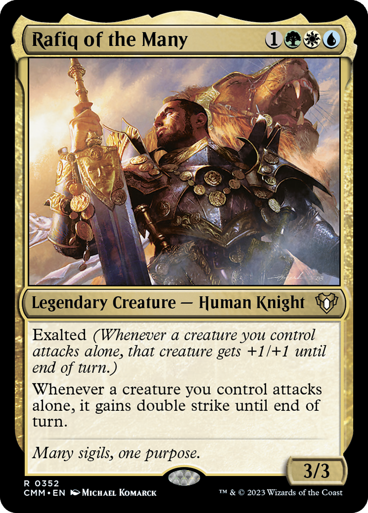 Rafiq of the Many (CMM-352) (Foil)