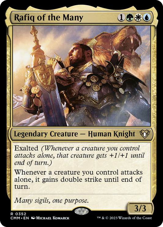 Rafiq of the Many (CMM-352) (Foil)