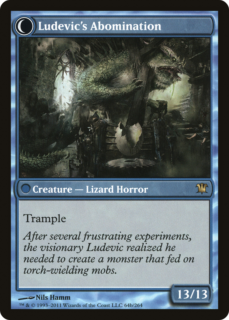 Ludevic's Test Subject // Ludevic's Abomination (ISD-064) (Foil)