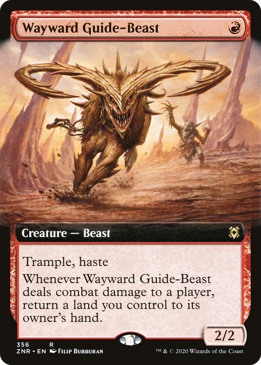 Wayward Guide-Beast (ZNR-356) (Extended Art)