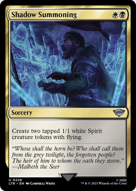 Shadow Summoning (LTR-226) (Foil)