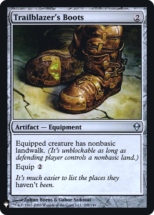 Trailblazer's Boots (LIST-ZEN-208) (Foil)