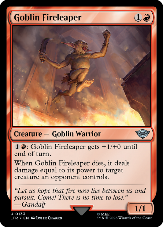 Goblin Fireleaper (LTR-133) (Foil)