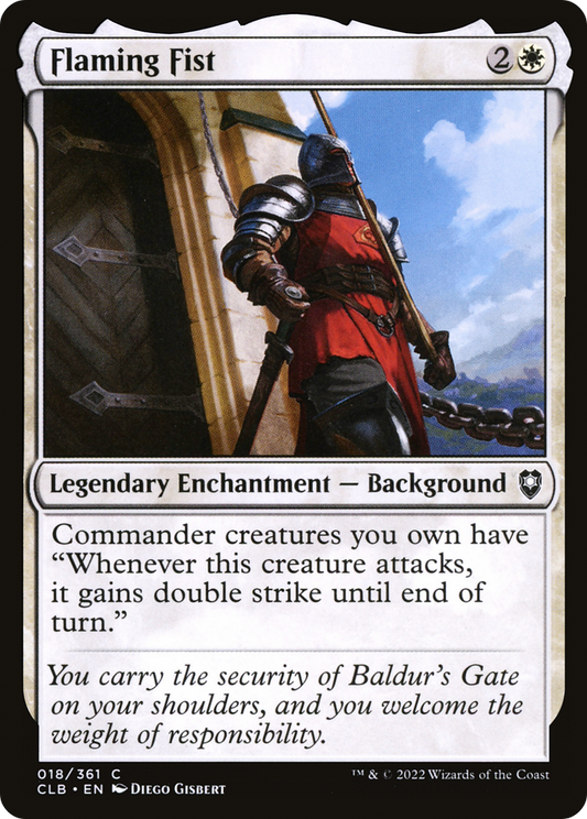 Flaming Fist (CLB-018) (Foil)