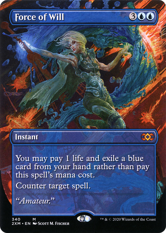 Force of Will (2XM-340) (Borderless) (Foil)