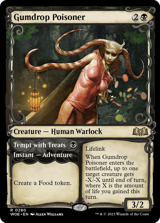 Gumdrop Poisoner // Tempt with Treats (WOE-280) (Showcase) (Foil)