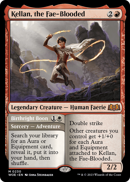 Kellan, the Fae-Blooded // Birthright Boon (WOE-230) (Foil)