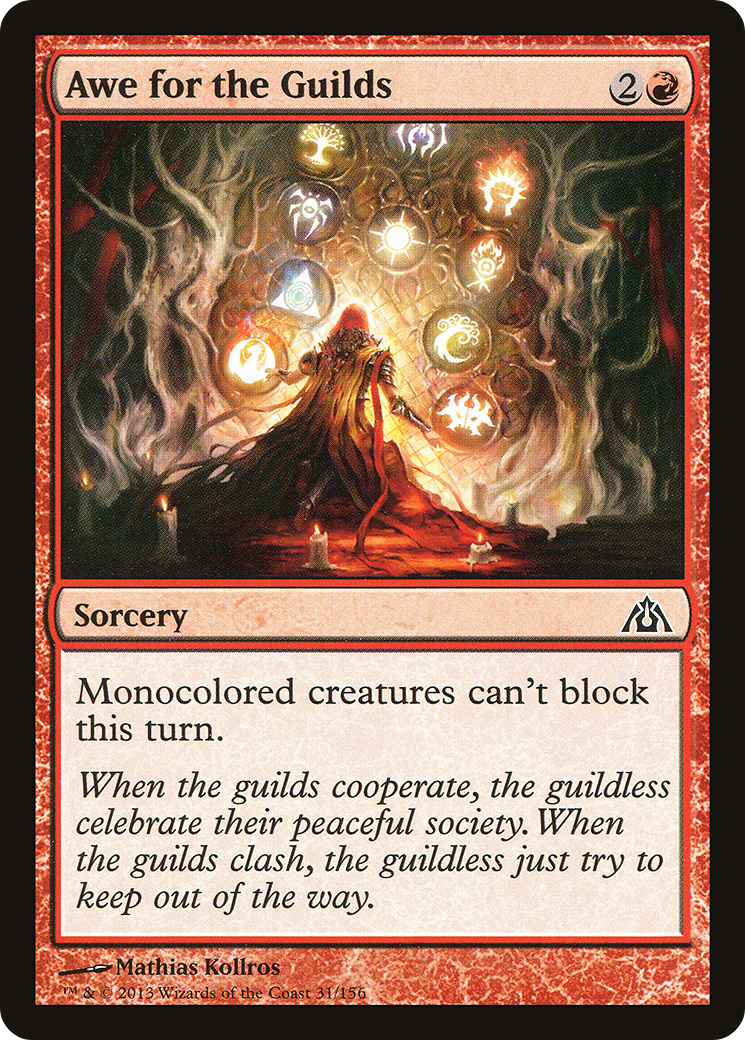 Awe for the Guilds (DGM-031) (Foil)