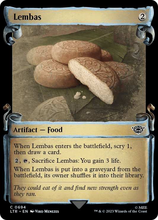 Lembas (LTR-694) (Showcase) (Scroll) (Foil)