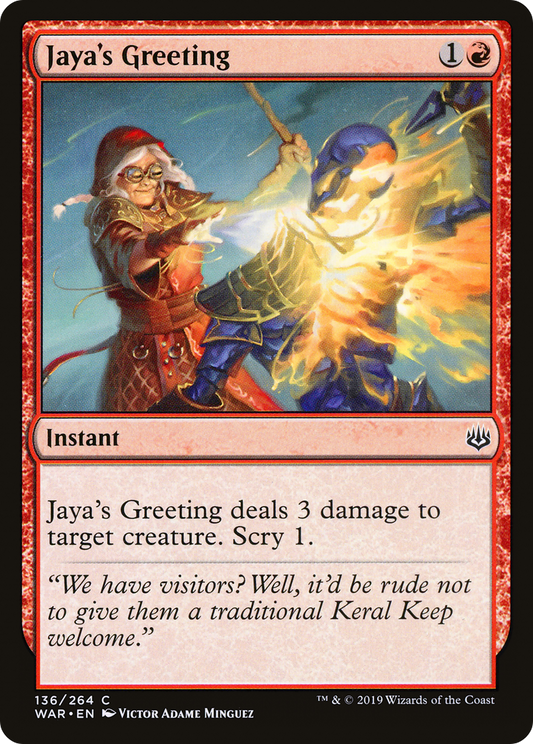 Jaya's Greeting (WAR-136)