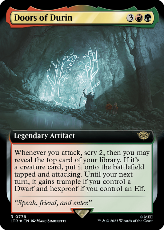 Doors of Durin (LTR-779) (Extended Art) (Surge Foil)