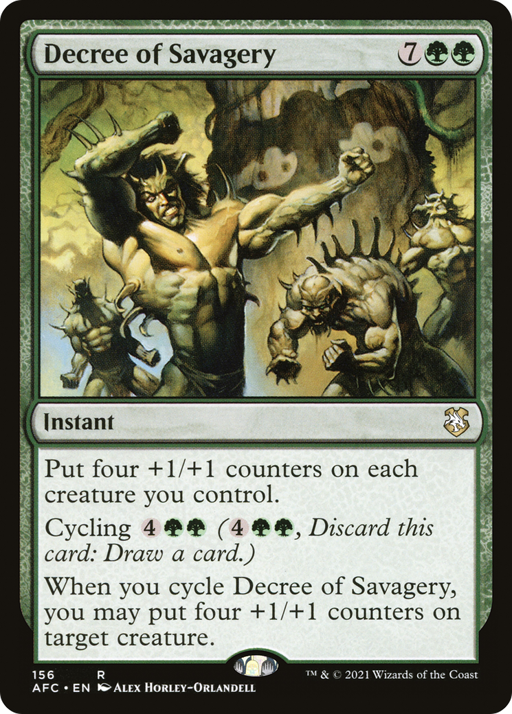 Decree of Savagery (AFC-156)