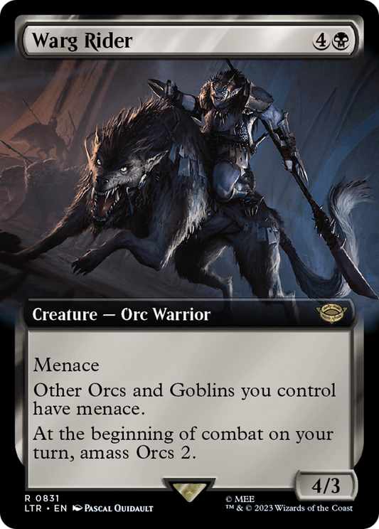 Warg Rider (LTR-831) (Extended Art)