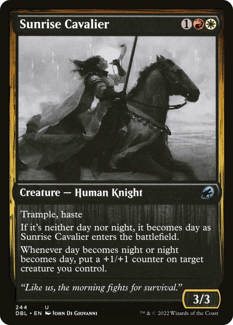 Sunrise Cavalier (DBL-244) (Foil)