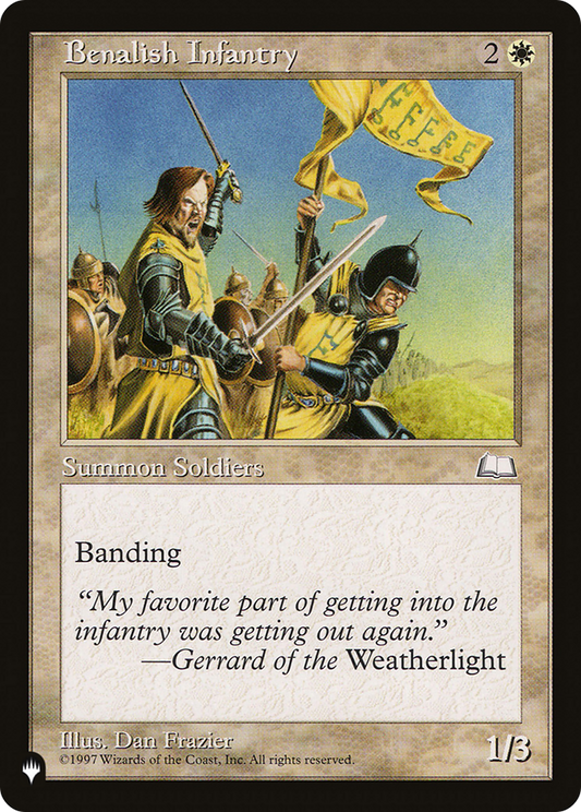 Benalish Infantry (LIST-WTH-8)