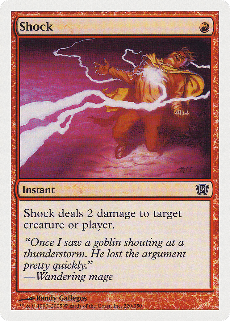 Shock (9ED-★) (Foil)