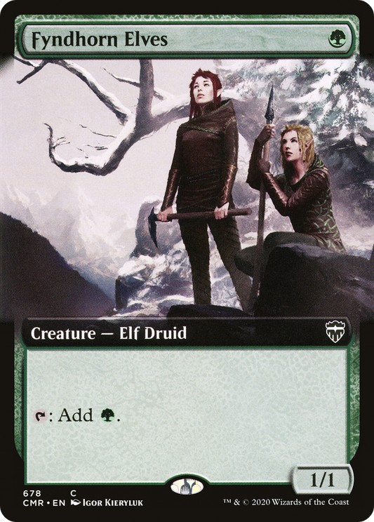 Fyndhorn Elves (CMR-678) (Extended Art) (Foil)