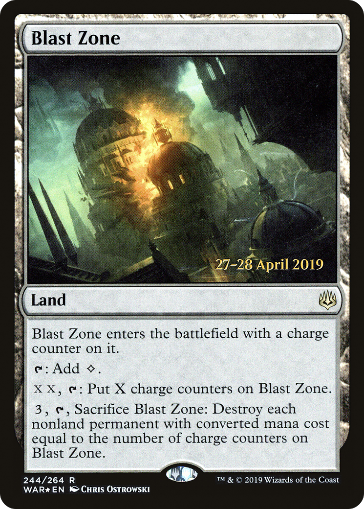 Blast Zone (PRE-244S) (Foil)