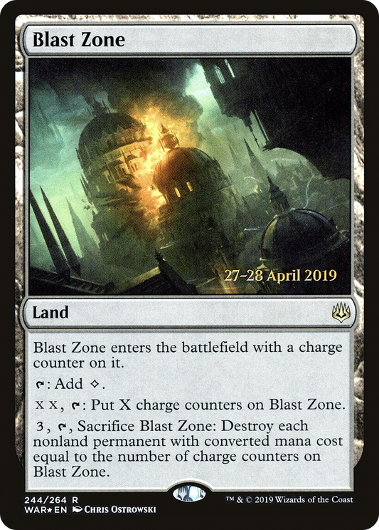 Blast Zone (PRE-244S) (Foil)